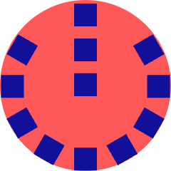 Power Off Dot Icon from Sharp Pop Set