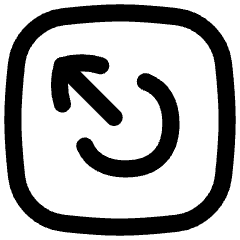 Power Off Square Icon from Flex Line Set