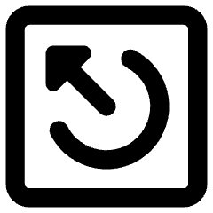 Power Off Square Icon from Core Remix Set