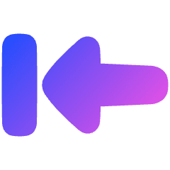 Previous 1 Icon from Plump Gradient Set