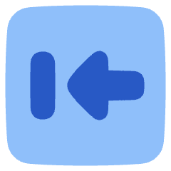 Previous 2 Icon from Plump Flat Set