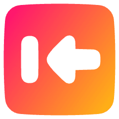 Previous 2 Icon from Plump Gradient Set