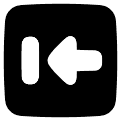 Previous 2 Icon from Plump Solid Set