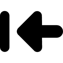 Previous Icon from Micro Solid Set