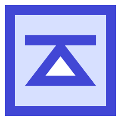 Projection Square Icon from Sharp Duo Set