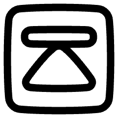 Projection Square Icon from Plump Line Set