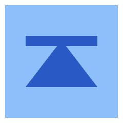 Projection Square Icon from Sharp Flat Set
