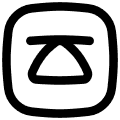 Projection Square Icon from Flex Line Set