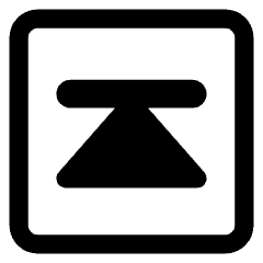 Projection Square Icon from Core Remix Set