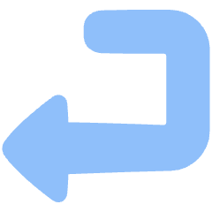 Return 1 Icon from Plump Flat Set