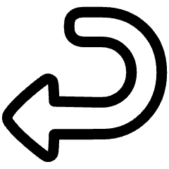 Return 2 Icon from Plump Line Set