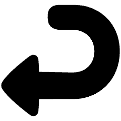 Return 2 Icon from Plump Solid Set