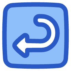 Return Square 2 Icon from Plump Duo Set