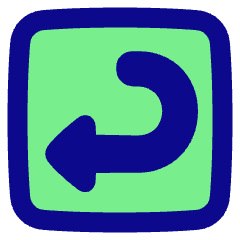 Return Square 2 Icon from Plump Pop Set