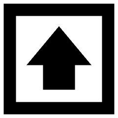 Shift Square Icon from Sharp Remix Set