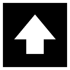 Shift Square Icon from Sharp Solid Set