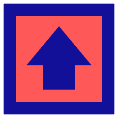 Shift Square Icon from Sharp Pop Set