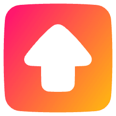 Shift Square Icon from Plump Gradient Set