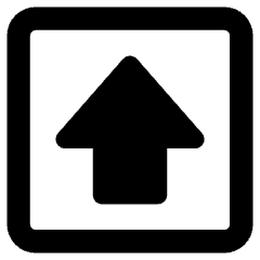 Shift Square Icon from Core Remix Set