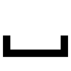 Spacebar Icon from Sharp Solid Set