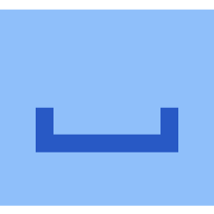 Spacebar Square Icon from Sharp Flat Set