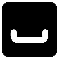 Spacebar Square Icon from Core Solid Set