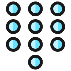 Dial Pad Icon from Ultimate Colors Set