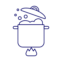 Boiling Illustration from UX Line Set
