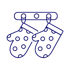 Cooking Gloves Illustration from UX Line Set