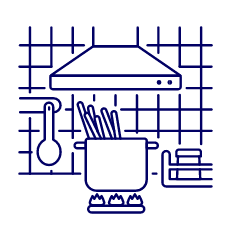 Cooking Spaghetti Illustration from UX Line Set