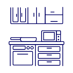 Kitchen Illustration from UX Line Set
