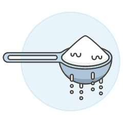 Measuring Salt Illustration from UX Colors Set