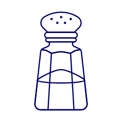 Salt Bottle Illustration from UX Line Set