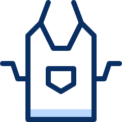 Apron Icon from Cyber Duotone Set