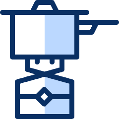 Boil Outdoor Icon from Cyber Duotone Set