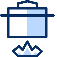 Boil Icon from Cyber Duotone Set