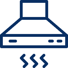 Cooker Hood Icon from Cyber Line Set