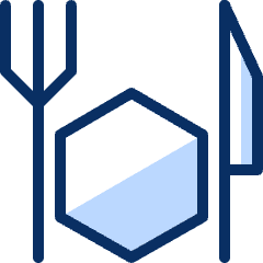 Dining Set Icon from Cyber Duotone Set