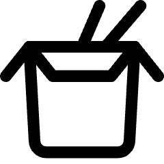 Food Takeaway Packaging Icon from Core Line Set