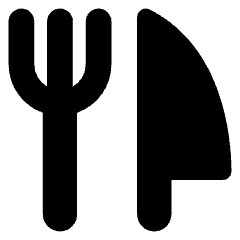 Fork Knife Icon from Core Solid Set