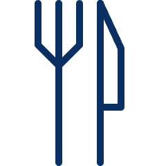 Fork Knife Icon from Cyber Line Set