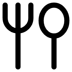 Fork Spoon Icon from Core Line Set