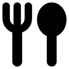 Fork Spoon Icon from Core Solid Set