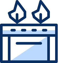 Gas Burner Icon from Cyber Duotone Set