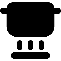 Induction Pot Icon from Core Solid Set