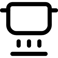 Induction Pot Icon from Core Line Set