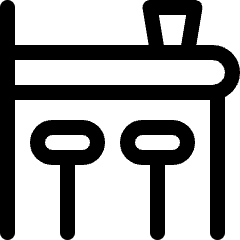 Kitchen Counter 1 Icon from Ultimate Regular Set