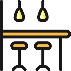 Kitchen Counter 1 Icon from Ultimate Colors Set