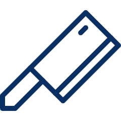 Knife 2 Icon from Cyber Line Set