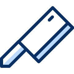 Knife 2 Icon from Cyber Duotone Set